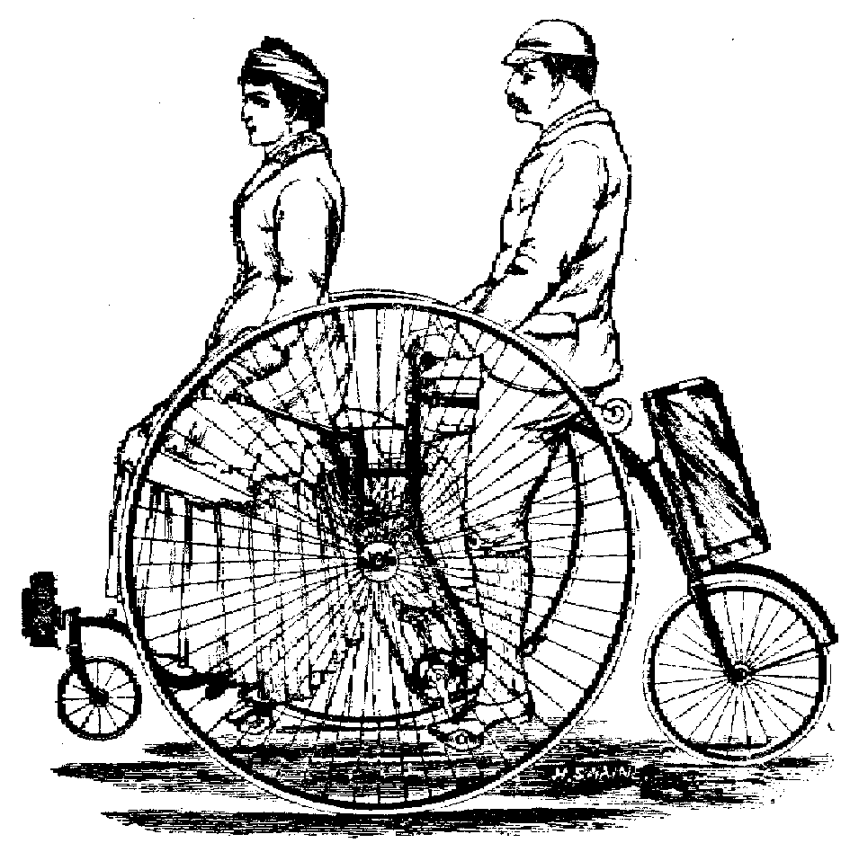 Humber Tandemdreirad (um 1880)